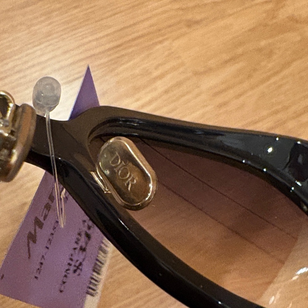 Dior Black Oversized Sunglasses - Picture 4 of 6